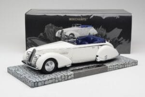 Lancia Astura Tipo 233 Corto Wit Minichamps 1:18 107125330 Hars — afbeelding 6 van 6