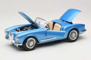 Lancia Aurelia B24 Spider Blauw Bburago 1:18 3010-M1 Metaal — afbeelding 2 van 8