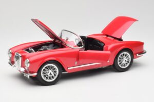 Lancia Aurelia B24 Spider Rood Bburago 1:18 3010 Metaal — afbeelding 2 van 8