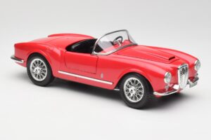 Lancia Aurelia B24 Spider Rood Bburago 1:18 3010 Metaal — afbeelding 6 van 8