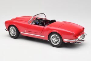 Lancia Aurelia B24 Spider Rood Bburago 1:18 3010 Metaal — afbeelding 7 van 8