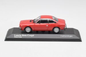 Lancia Beta Coupe Rood Minichamps 1:43 400125720 Metaal