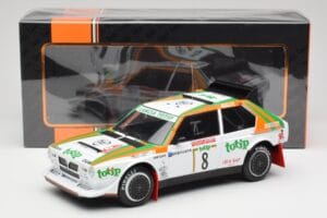 Lancia Delta S4 #8 D. Cerrato / G. Cerri Rally San Remo 1986 IXO 1:18 18RMC133 Metaal — afbeelding 6 van 6