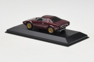 Lancia Stratos Bordeauxrood Minichamps 1:43 LANCIA001 Metaal — afbeelding 3 van 4