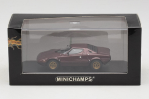 Lancia Stratos Bordeauxrood Minichamps 1:43 LANCIA001 Metaal — afbeelding 4 van 4