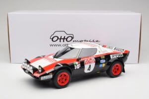 Lancia Stratos HF Gr.4 Zwart #0 M. Alen / I. Kivimäki Rally San Remo 1978 Otto 1:12 G088 Hars — afbeelding 6 van 6