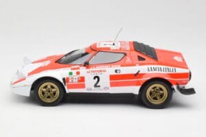 Lancia Stratos HF #2 J-B. Andruet / Biche Winners Tour de Corse 1974 Minichamps 1:18 155741702 Metaal — afbeelding 3 van 6