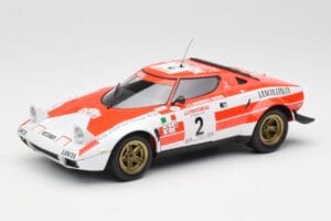 Lancia Stratos HF #2 J-B. Andruet / Biche Winners Tour de Corse 1974 Minichamps 1:18 155741702 Metaal