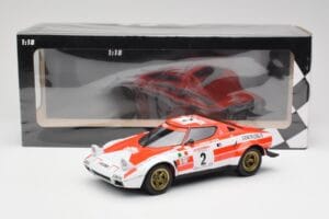 Lancia Stratos HF #2 J-B. Andruet / Biche Winners Tour de Corse 1974 Minichamps 1:18 155741702 Metaal — afbeelding 6 van 6