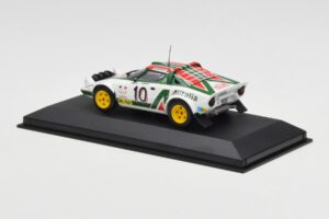 Lancia Stratos #10 Team Alitalia S. Munari / S. Maiga Rally Monte Carlo 1976 Minichamps 1:43 430761210 Metaal — afbeelding 3 van 4