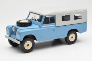 Land Rover Series II 109 Pick Up Closed Blauw MCG 1:18 MCG18094 Metaal