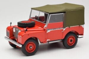 Land Rover 88 Series I Rood Minichamps 1:18 150168910 Metaal