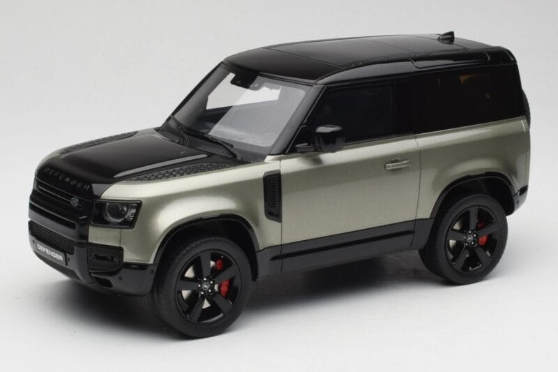 Land Rover Defender 90 HSE P400 L663 Pangea Green Metallic GT Spirit 1:18 GT517 Hars