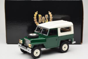 Land Rover Lightweight Series III Hard Top Donkergroen BoS Models 1:18 BOS355 Hars — afbeelding 6 van 6