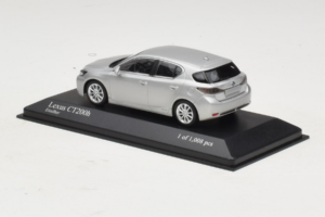 Lexus CT200h Zilver Minichamps 1:43 410166001 Metaal — afbeelding 3 van 4