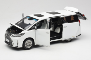 Lexus LM300h White Pearl Kyosho 1:18 08963WP Metaal — afbeelding 2 van 8