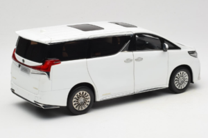 Lexus LM300h White Pearl Kyosho 1:18 08963WP Metaal — afbeelding 3 van 8