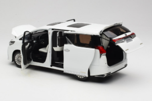 Lexus LM300h White Pearl Kyosho 1:18 08963WP Metaal — afbeelding 5 van 8
