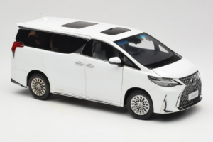 Lexus LM300h White Pearl Kyosho 1:18 08963WP Metaal — afbeelding 6 van 8
