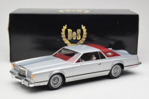 Lincoln Continental Mark V Coupe Zilver BoS Models 1:18 BOS084 Hars — afbeelding 6 van 6