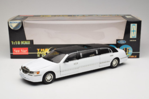 Lincoln Limousine Wit Sun Star 1:18 1260 Metaal — afbeelding 8 van 8