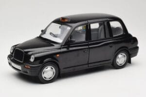 London Taxi TX1 Zwart Sun Star 1:18 1120 Metaal