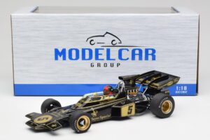Lotus 72D #5 E. Fittipaldi John Player Special GP Spain 1972 MCG 1:18 MCG18610F Metaal — afbeelding 6 van 6