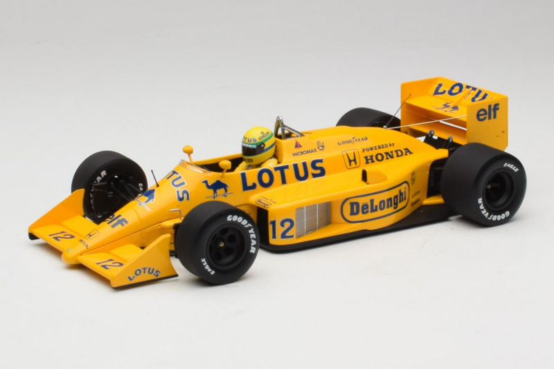 Lotus 99T Honda #12 A. Senna Team Lotus 1987 Minichamps 1:18 540871812 Metaal