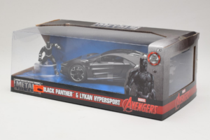 Lykan HyperSport Black Panther Met Figuur Metals Diecast 1:24 99723 Metaal — afbeelding 3 van 3