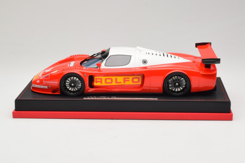Maserati MC12 Rolfo Rood Wit Gl Model 1:18 REMC031 Hars
