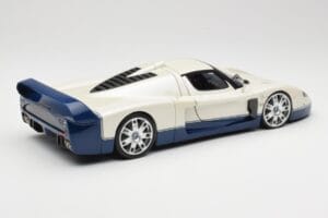 Maserati MC12 Wit Blauw Hot Wheels 1:18 G7158 Metaal — afbeelding 3 van 8
