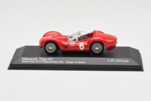 Maserati Tipo 61 #6 R. Penske SCCA National Race Meadowdale 1961 Minichamps 1:43 400611206 Metaal