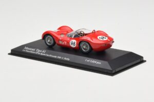 Maserati Tipo 61 #98 C. Shelby Times Mirror Grand Prix Riverside 1960 Minichamps 1:43 400601298 Metaal — afbeelding 3 van 4