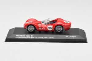 Maserati Tipo 61 #98 C. Shelby Times Mirror Grand Prix Riverside 1960 Minichamps 1:43 400601298 Metaal