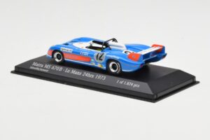 Matra Simca MS670B #12 J-P. Beltoise / J-P. Jabouille / J-P. Jaussaud 24 Hours of Le Mans 1973 Minichamps 1:43 430731112 Meta — afbeelding 3 van 4