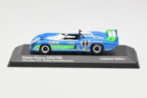 Matra Simca MS670B #7 H. Pescarolo / G. Larrousse 24 Hours of Le Mans Winner 1973 Minichamps 1:43 430731111 Metaal