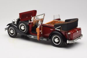 Maybach DS8 Zeppelin Rood Anson 1:18 30413 Metaal — afbeelding 5 van 8