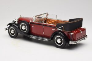Maybach DS8 Zeppelin Rood Anson 1:18 30413 Metaal — afbeelding 7 van 8