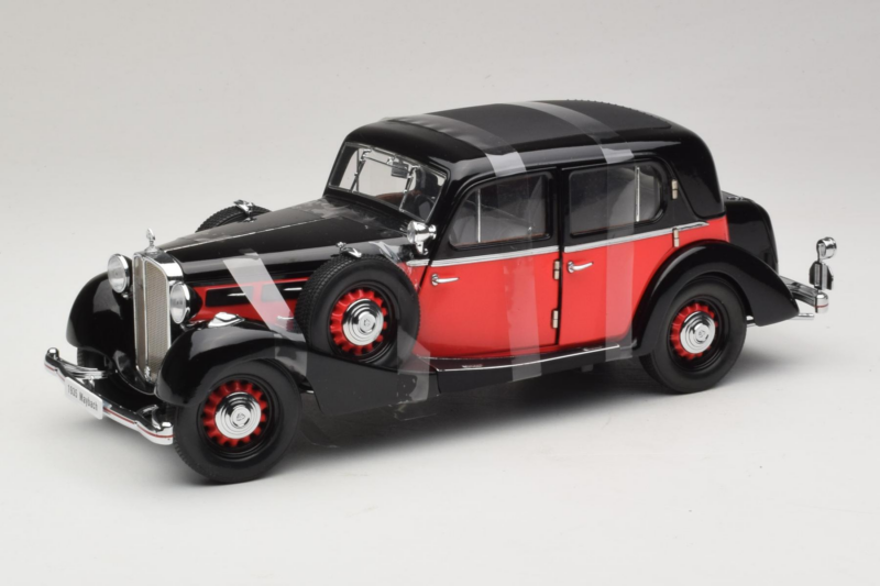 Maybach SW35 Hardtop Zwart Rood Premier Miniature 1:18 PM-38208 Metaal