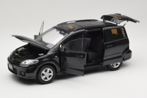 Mazda 5 Zwart Paudi 1:18 2169BK Metaal — afbeelding 2 van 8