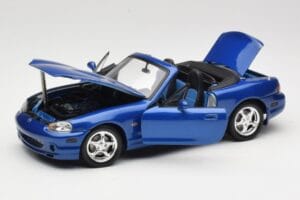 Mazda MX-5 NA 10th Anniversary Blue Metallic Gate 1:18 01071 Metaal — afbeelding 2 van 8