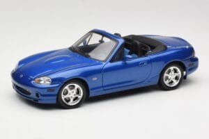 Mazda MX-5 NA 10th Anniversary Blue Metallic Gate 1:18 01071 Metaal