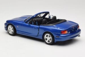 Mazda MX-5 NA 10th Anniversary Blue Metallic Gate 1:18 01071 Metaal — afbeelding 7 van 8