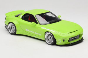 Mazda RX-7 FD Rocket Bunny Pearl Green Otto 1:18 OT1155 Hars — afbeelding 4 van 6