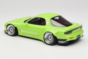Mazda RX-7 FD Rocket Bunny Pearl Green Otto 1:18 OT1155 Hars — afbeelding 5 van 6
