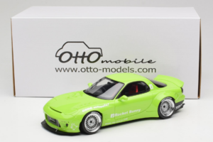 Mazda RX-7 FD Rocket Bunny Pearl Green Otto 1:18 OT1155 Hars — afbeelding 6 van 6
