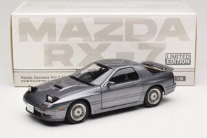 Mazda Savanna RX-7 FC3S Grijs Wheelart 1:18 WA180401 Metaal — afbeelding 10 van 10