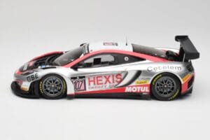 McLaren 12C GT3 Hexis Racing #107 O. Panis / F. Cazenave 24 Hours of Spa 2013 Minichamps 1:18 151131397 Metaal — afbeelding 3 van 6