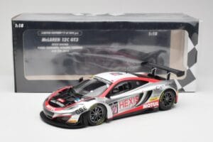McLaren 12C GT3 Hexis Racing #107 O. Panis / F. Cazenave 24 Hours of Spa 2013 Minichamps 1:18 151131397 Metaal — afbeelding 6 van 6