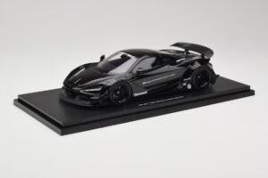 McLaren 720S Liberty Walk Zwart TopSpeed 1:18 TS0587 Hars
